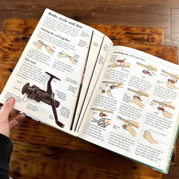 Vintage 2004 Usborne Starting Fishing With Internet Links Hardcover Book - Picture 5 of 9